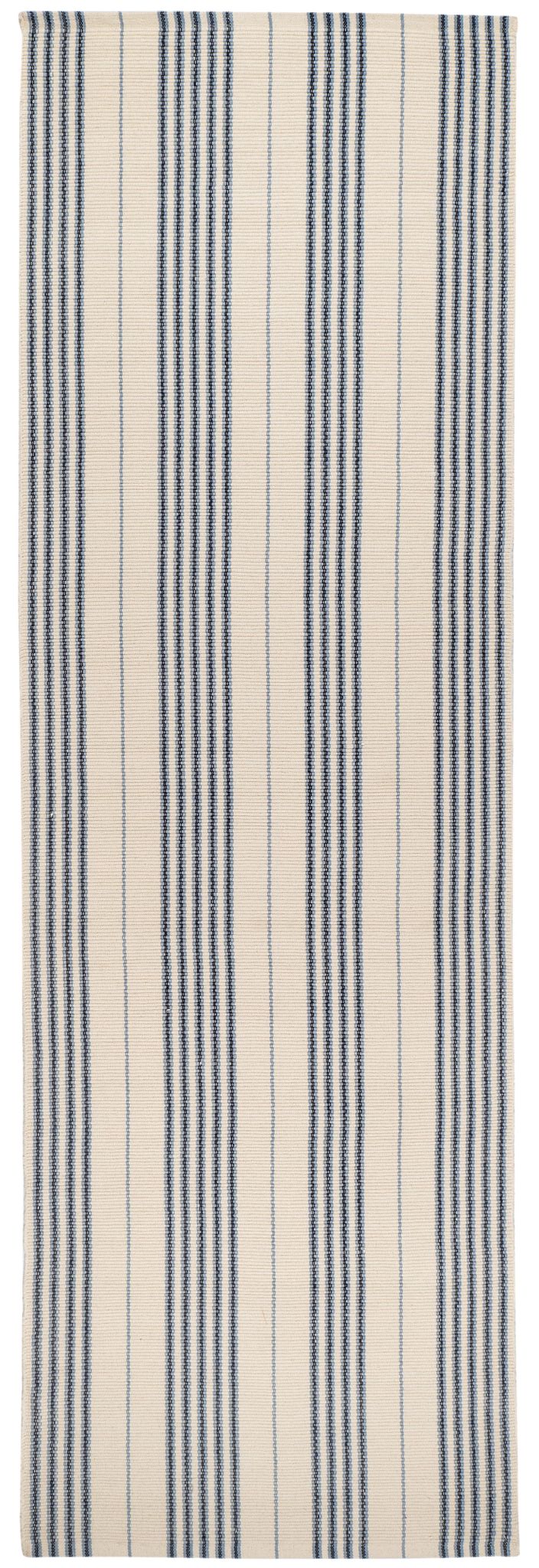 Conway Blue Handwoven Cotton Rug