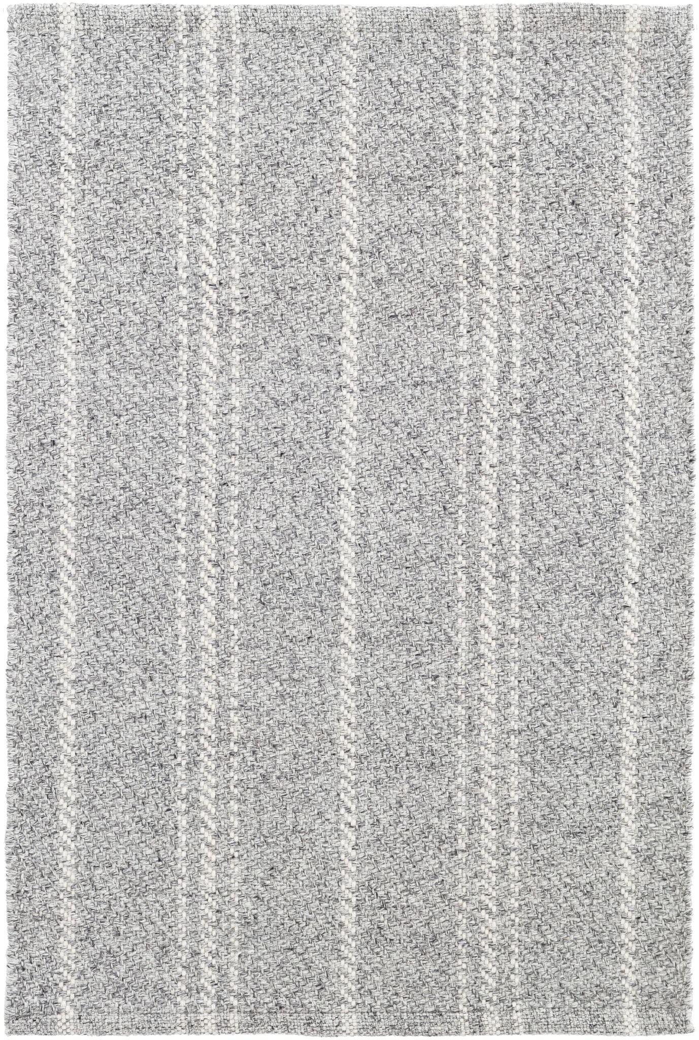 Melange Stripe Grey/Ivory Handwoven Indoor/Outdoor Rug