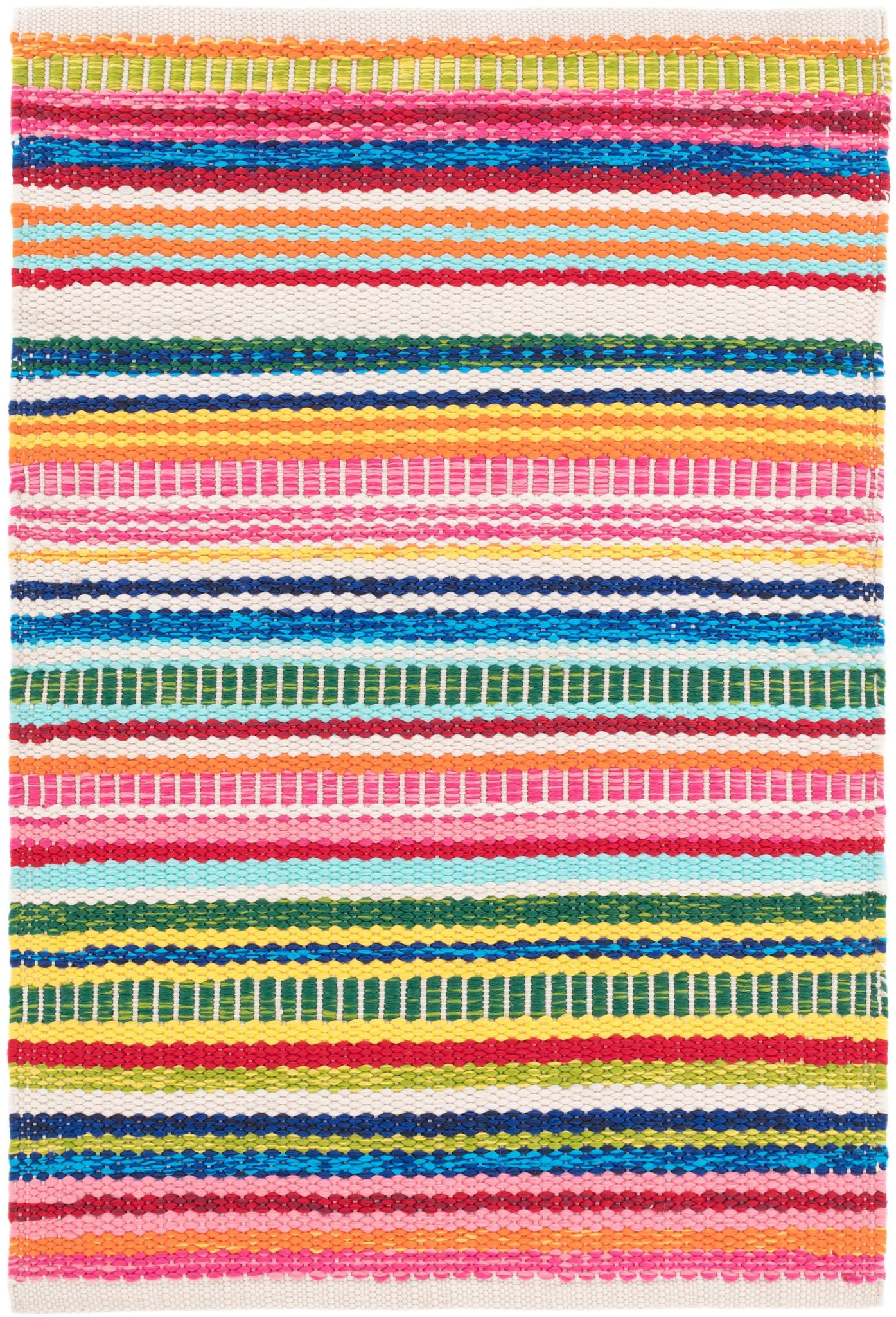 Bright Stripe Handwoven Indoor/Outdoor Rug