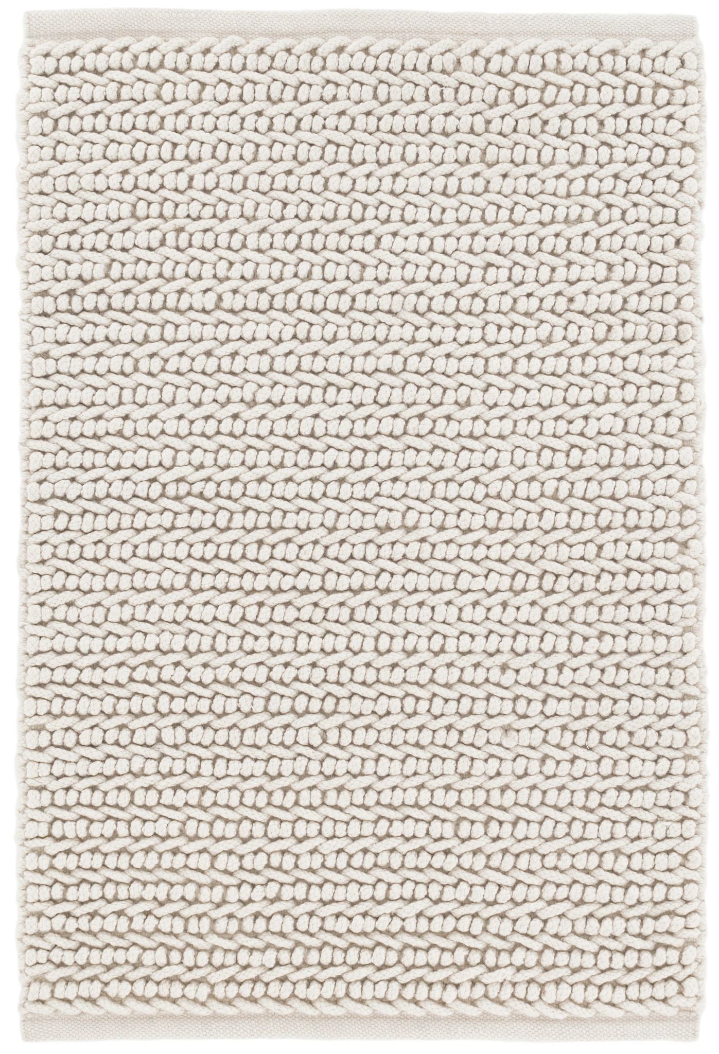 Veranda Ivory Handwoven Performance Rug
