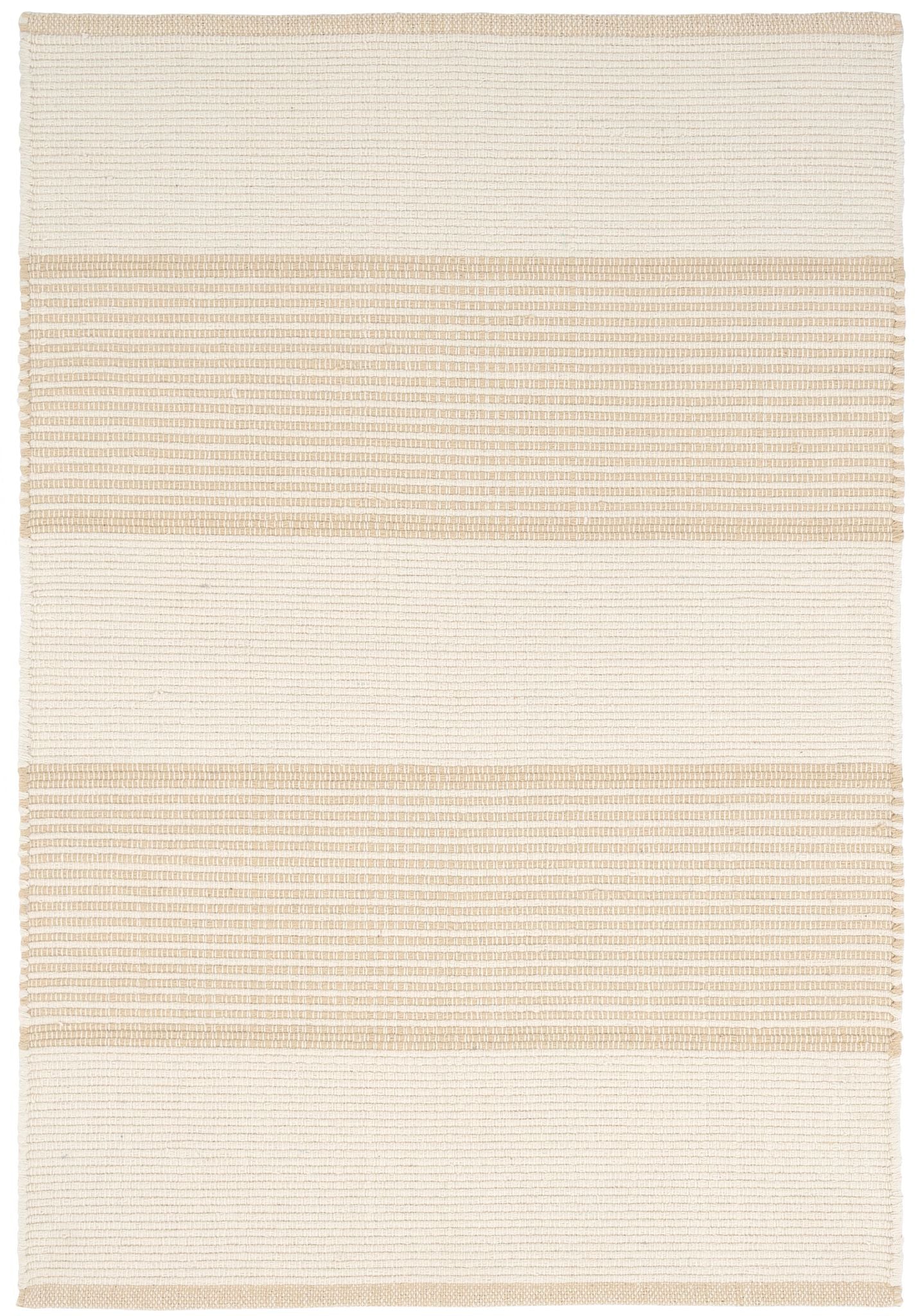 La Mirada Wheat Handwoven Cotton Rug