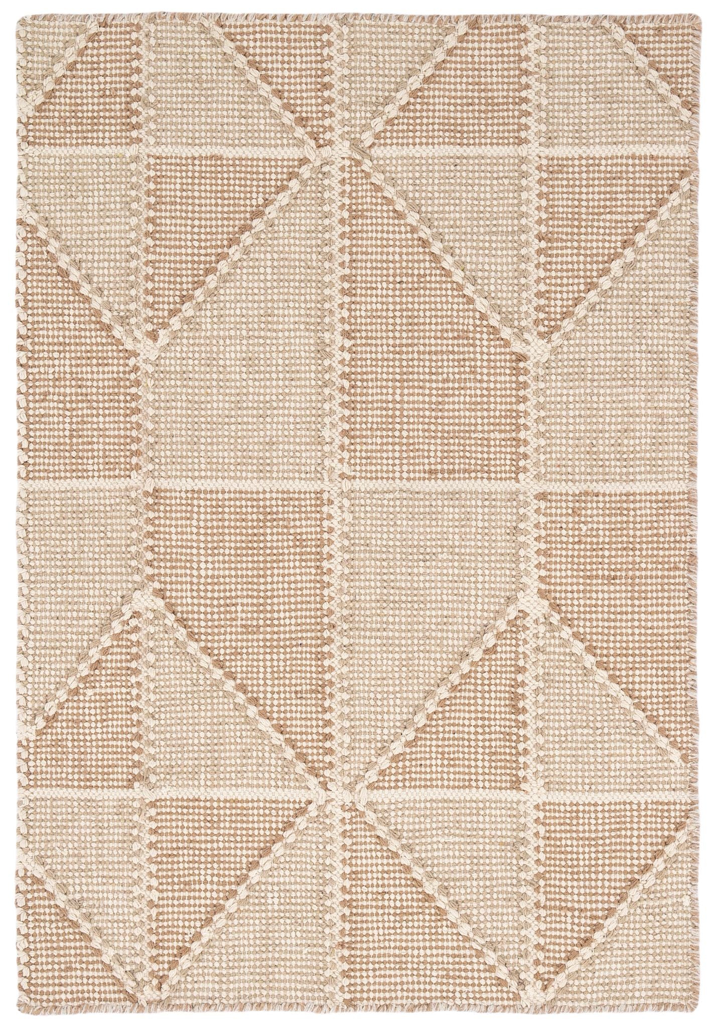 Ojai Wheat Hand Loom Knotted Cotton Rug