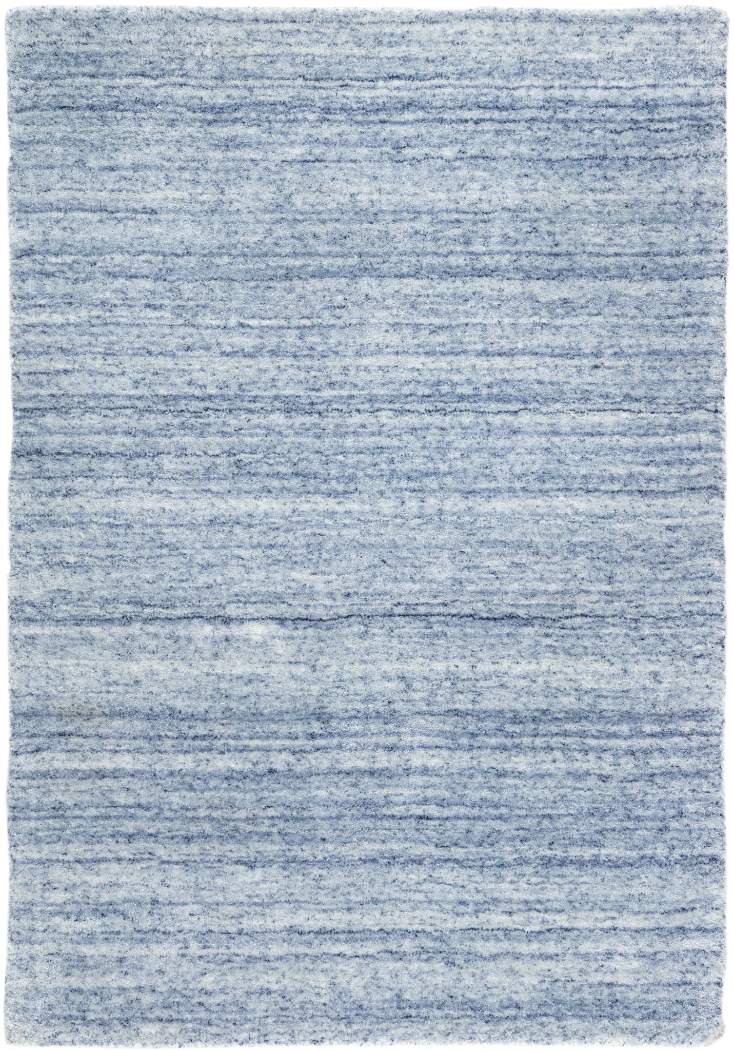 Nordic Blue Hand Loom Knotted Performance Rug