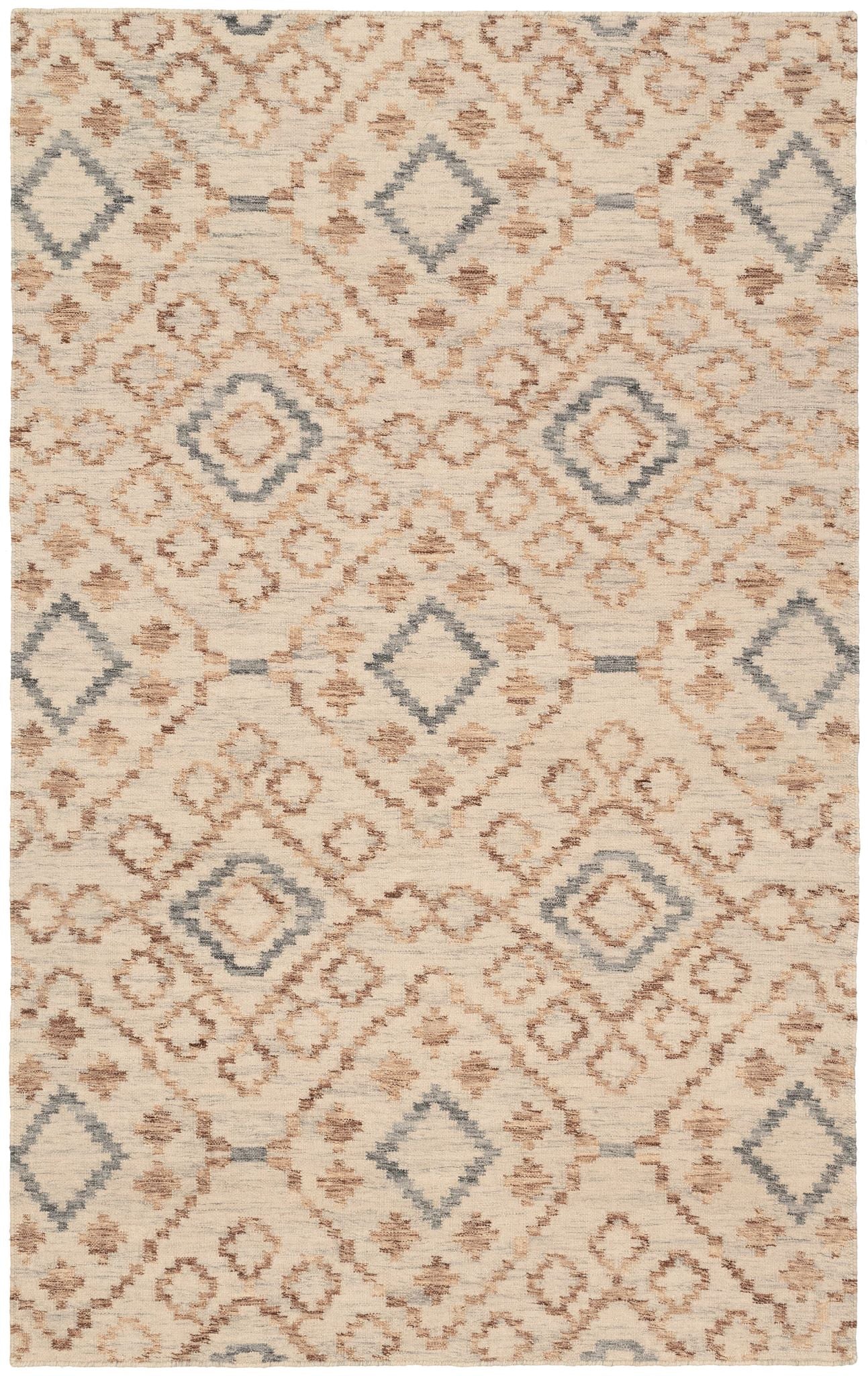 Jelly Roll Sky Handwoven Wool Rug