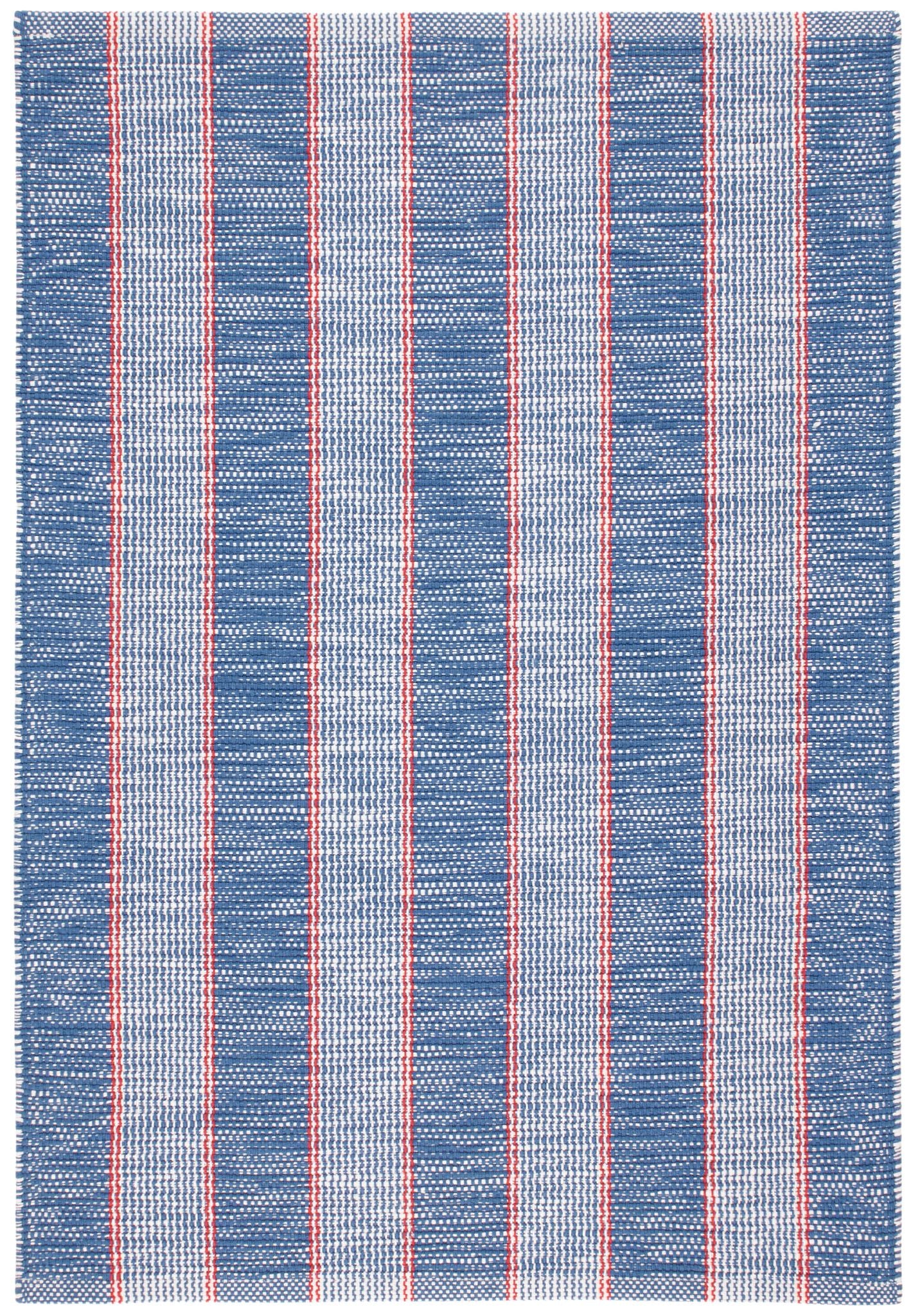 Hillsgrove Stripe Denim Handwoven Cotton Rug