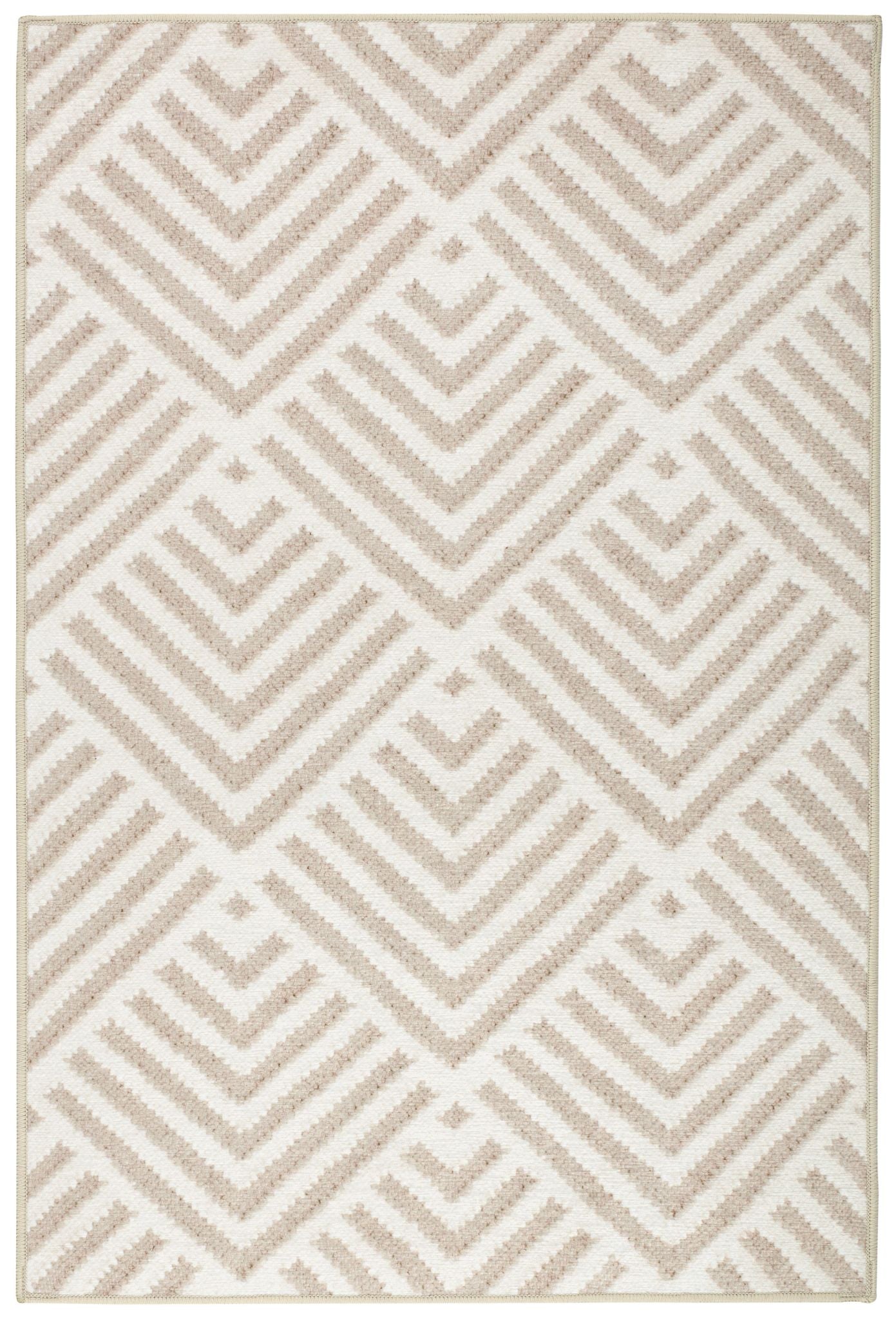 Cleo Cement Machine Washable Rug