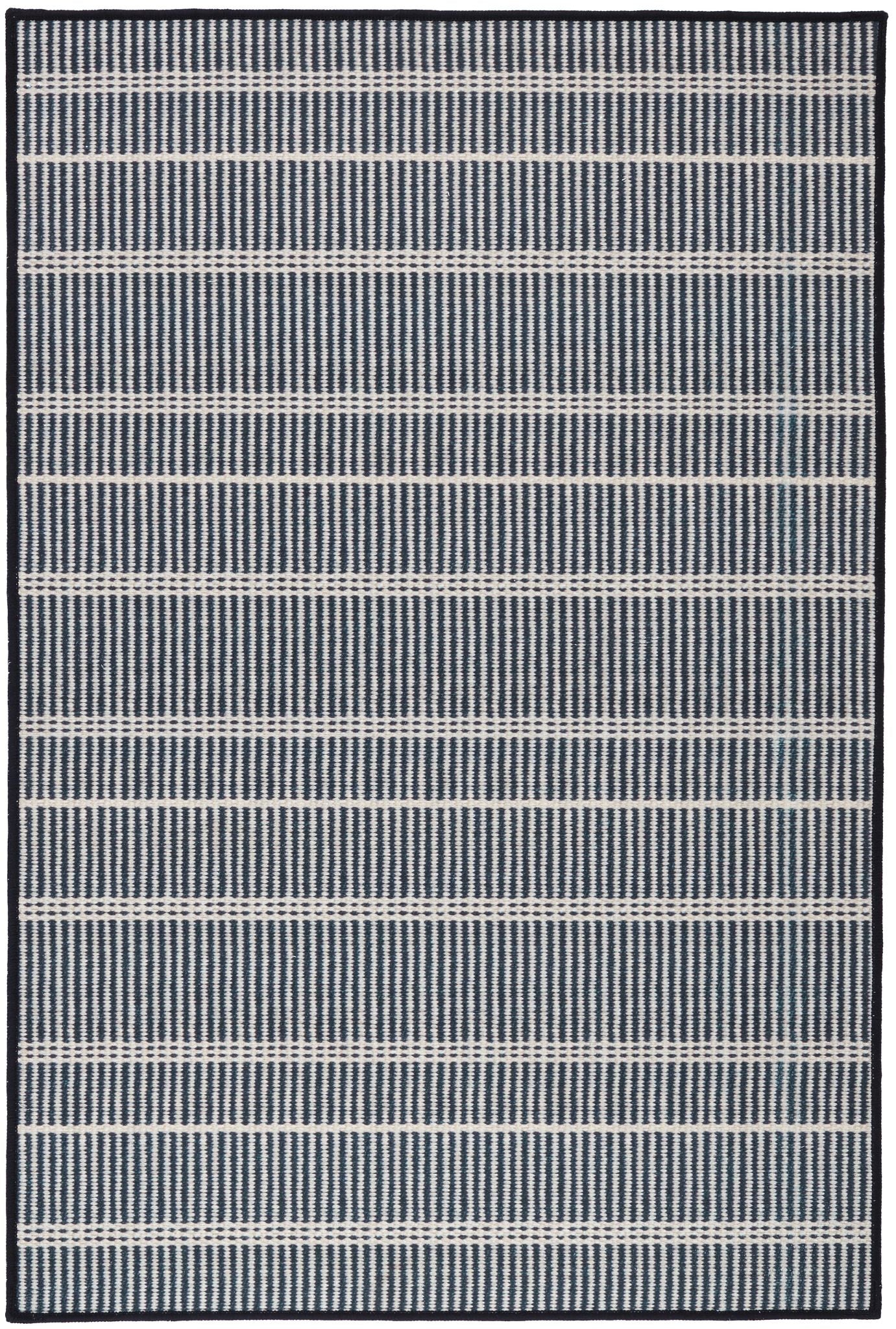 Samson Black Machine Washable Rug