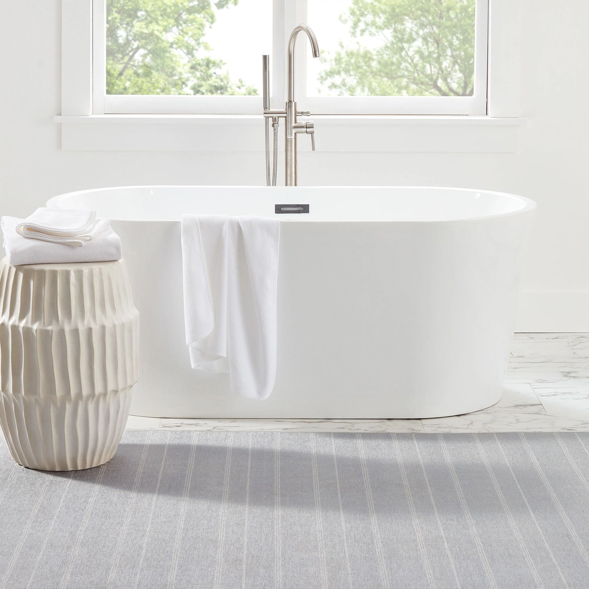 Samson Grey Machine Washable Rug