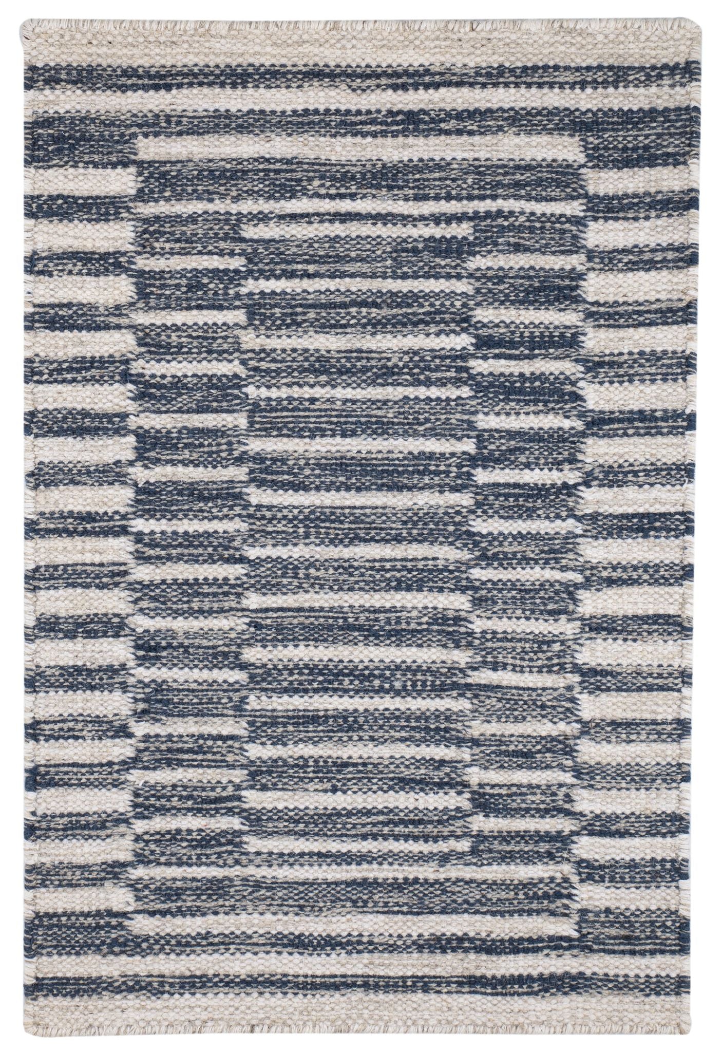 Heights Denim Handwoven Wool Rug