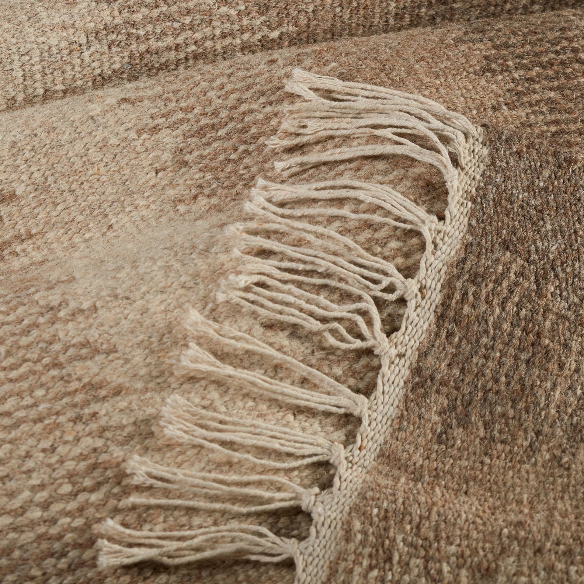 Ronan Ikat Natural Handwoven Wool Rug