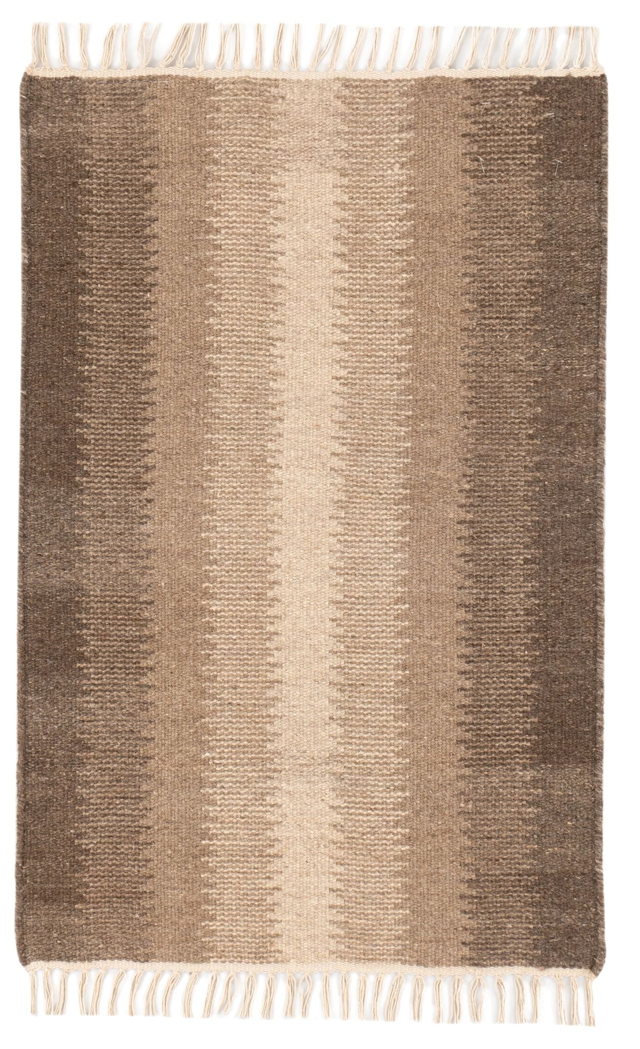 Ronan Ikat Natural Handwoven Wool Rug