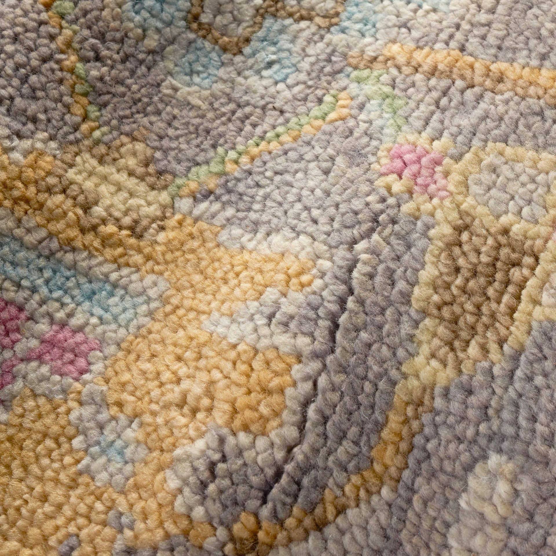 Iris Multi Hand Knotted Wool Rug