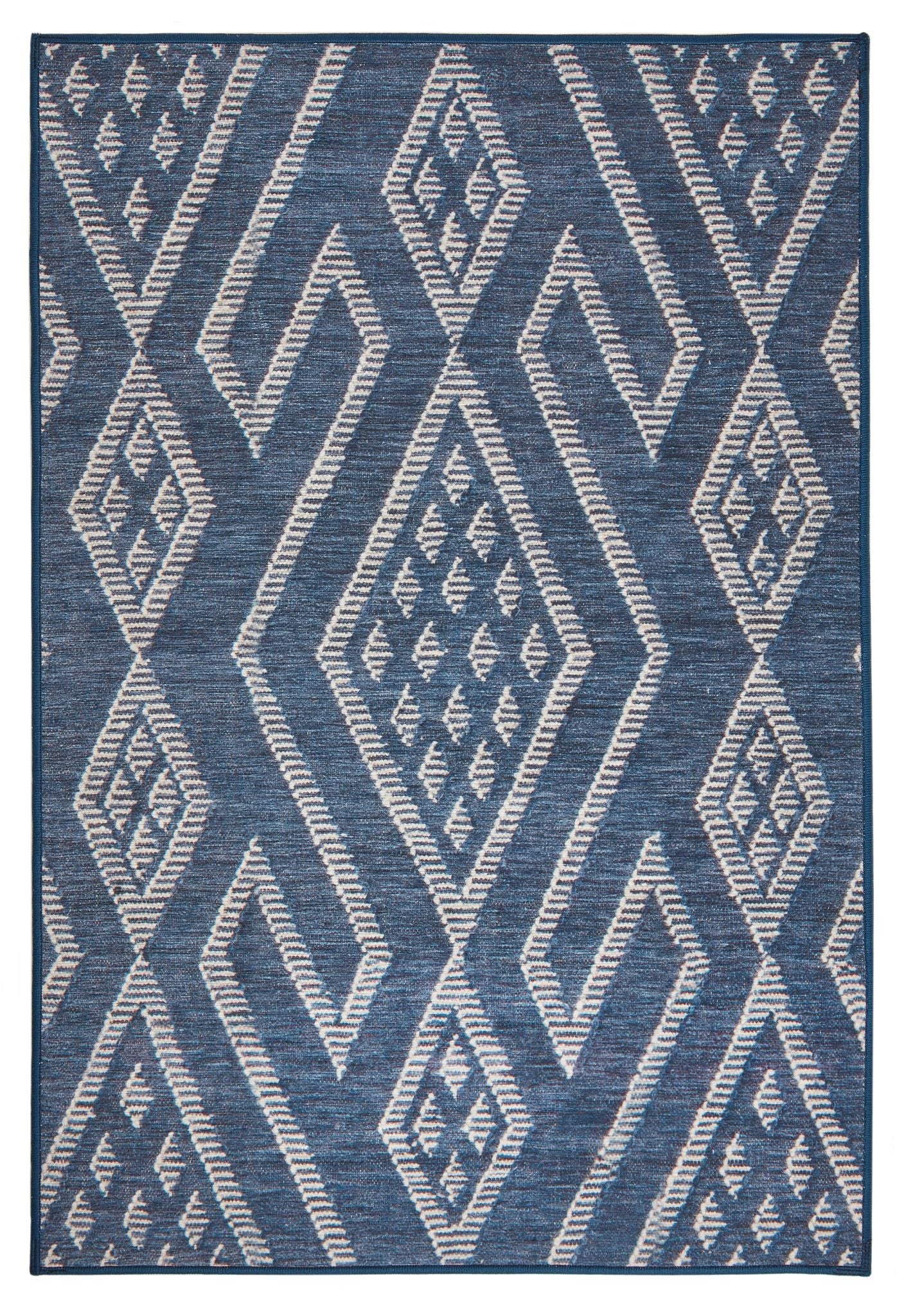 Guthrie Navy Machine Washable Rug