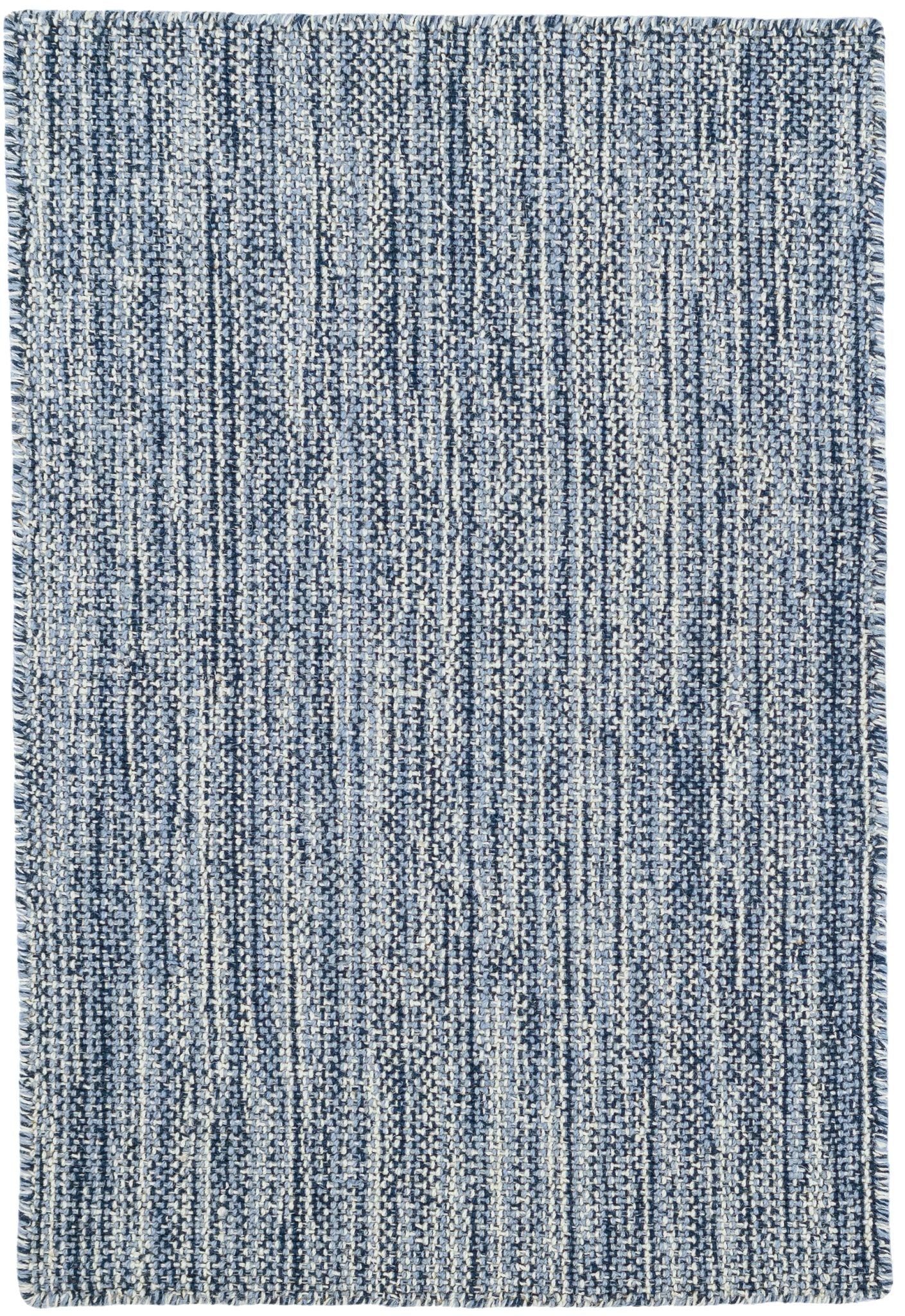 Bella Navy Handwoven Wool Rug
