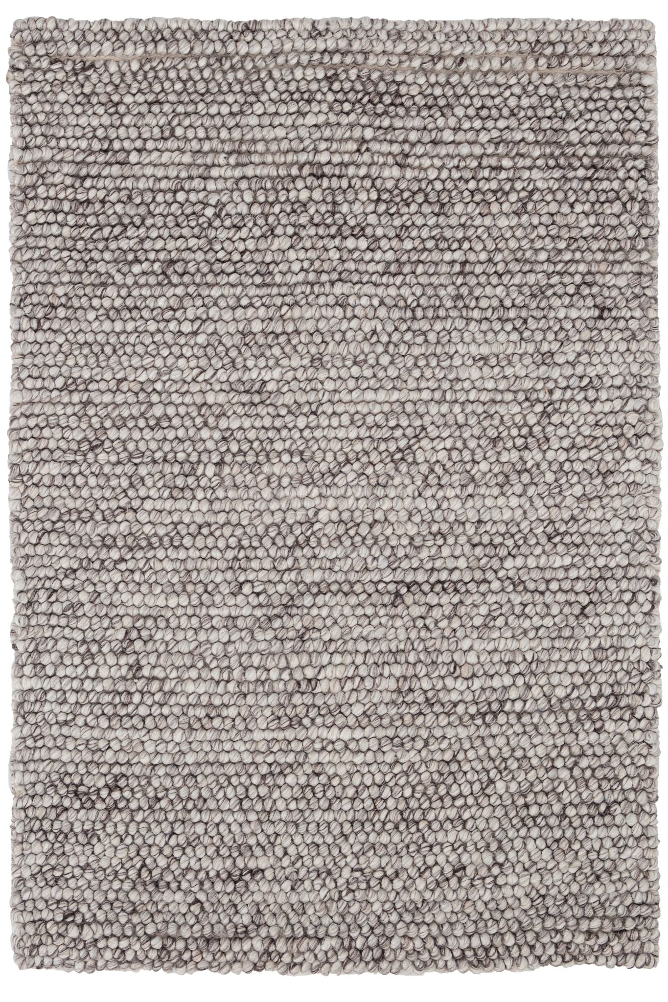 Niels Grey Handwoven Wool/Viscose Rug