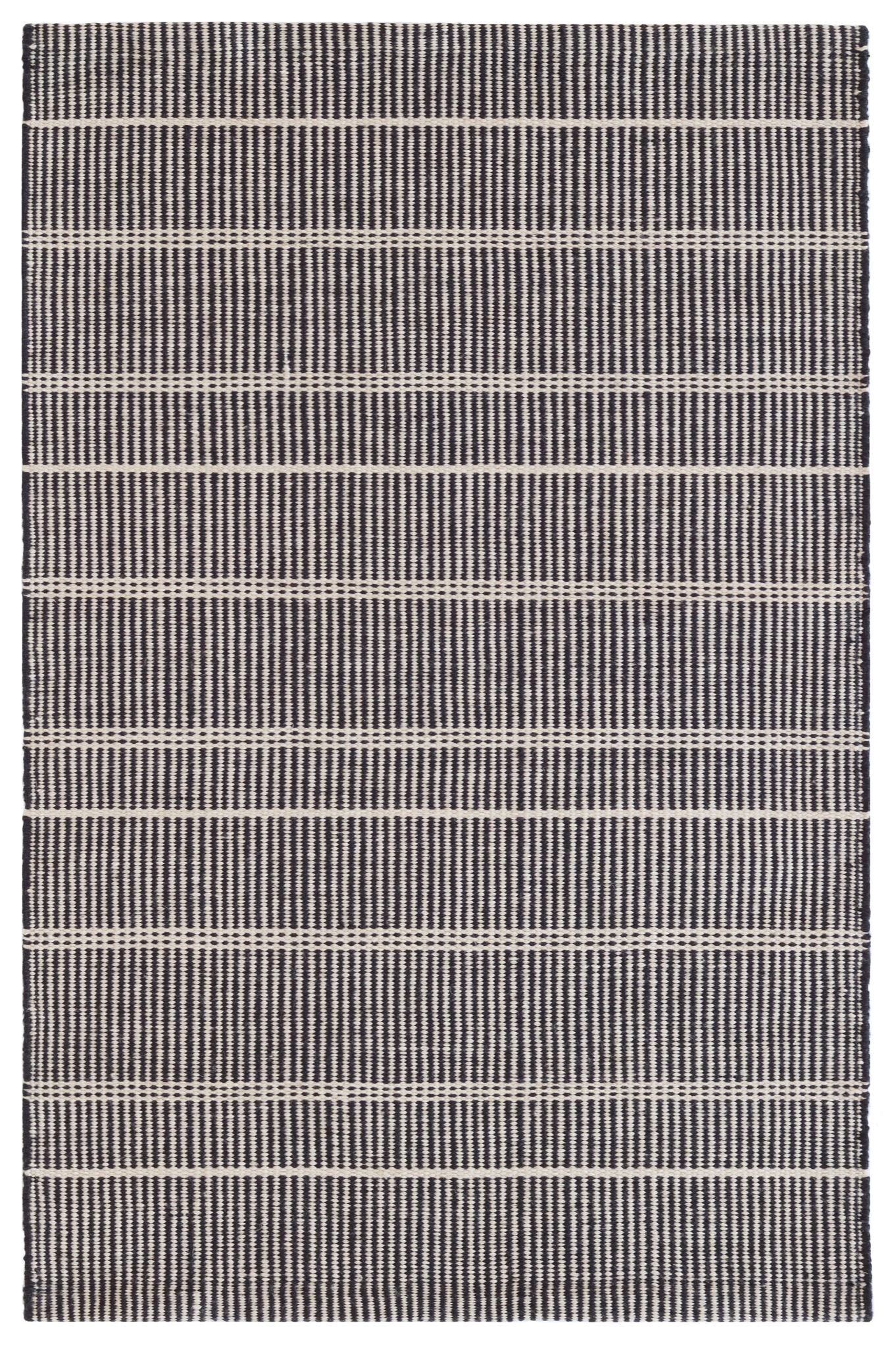 Samson Black Handwoven Indoor/Outdoor Rug