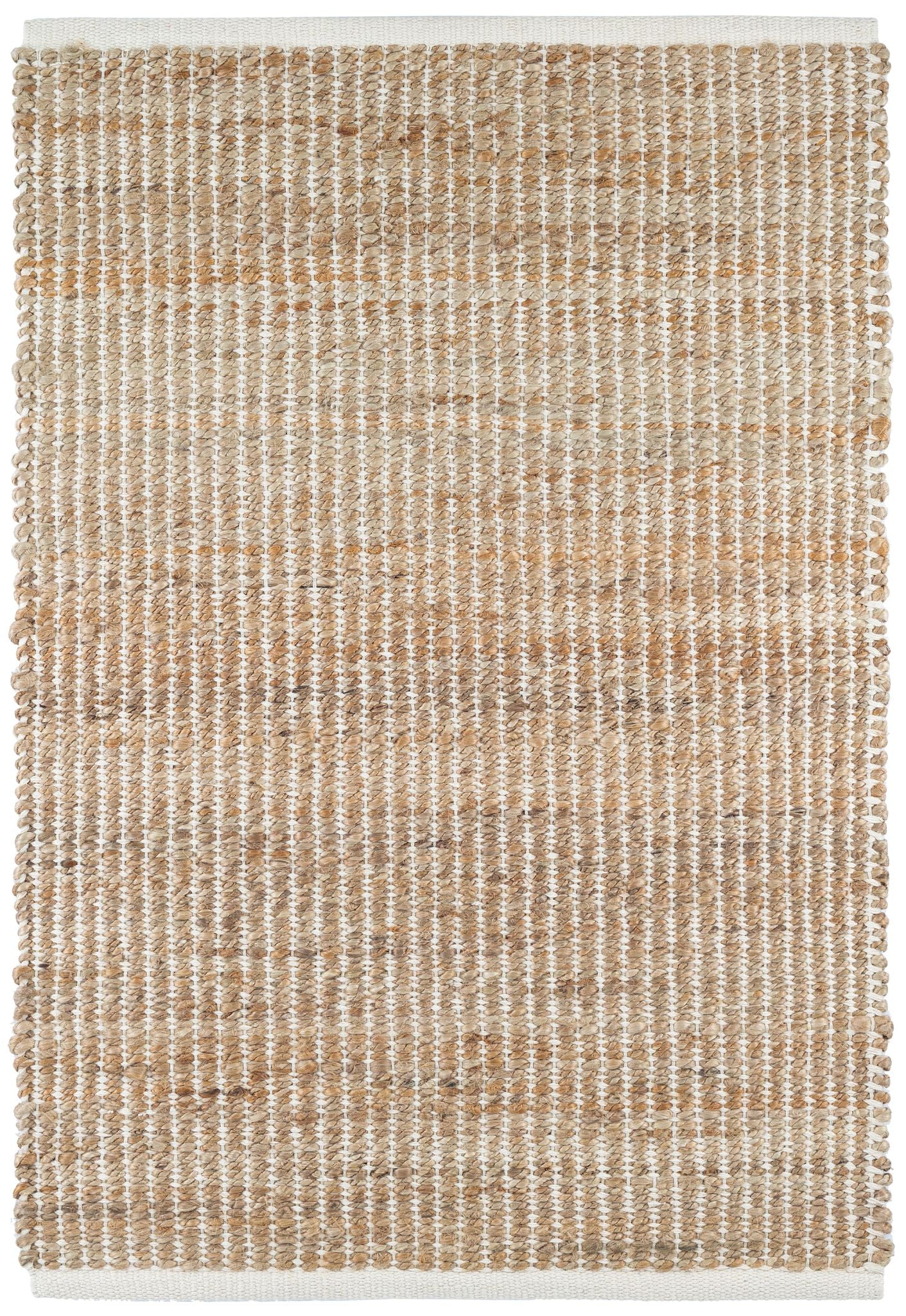 Gridwork Ivory Handwoven Jute Rug