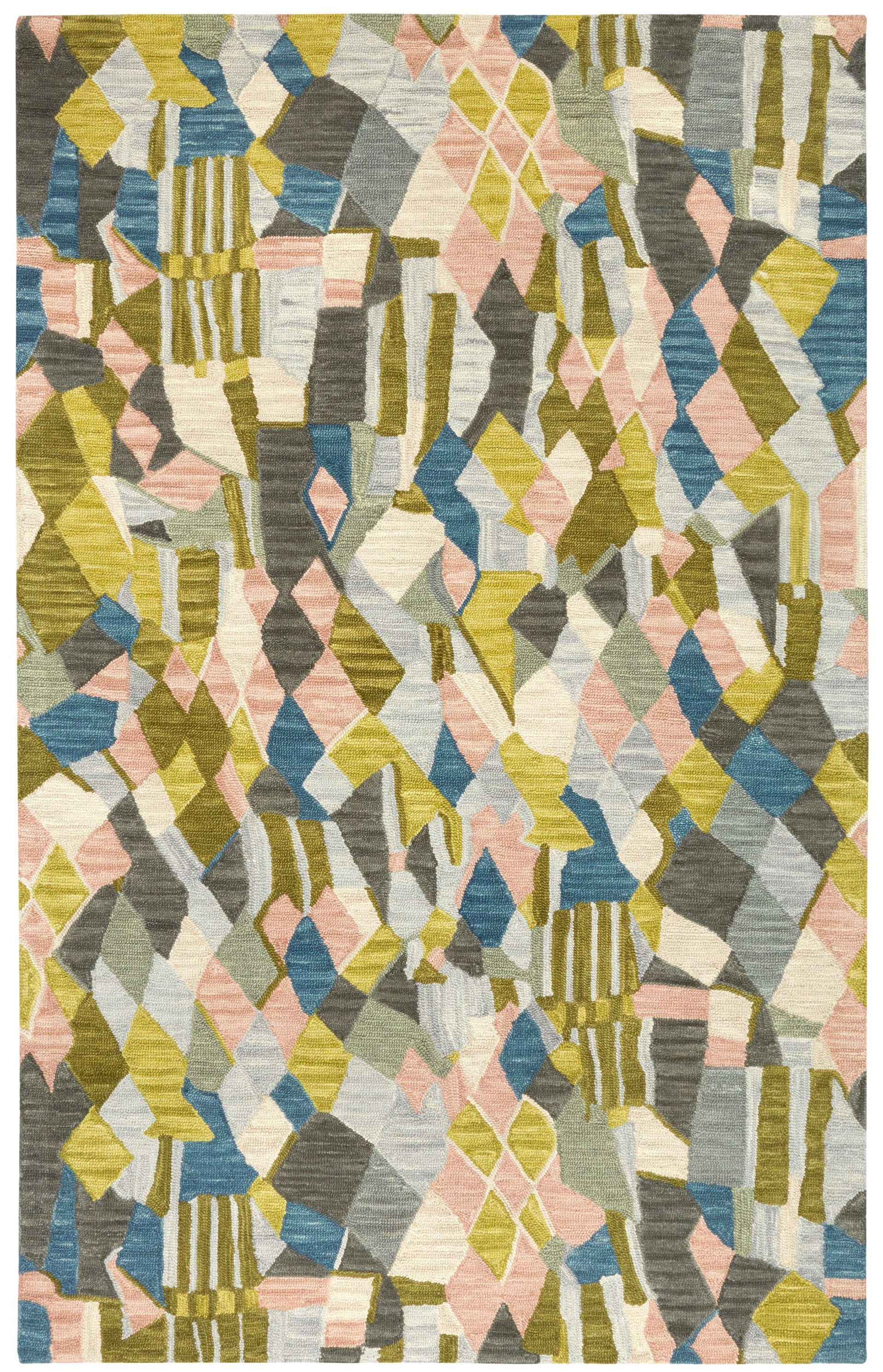 Deer Leap Coral Hand Hooked Wool Rug