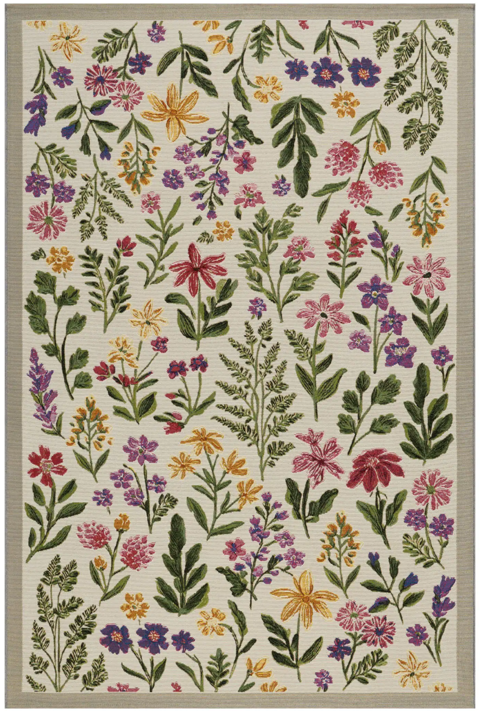 Duskan floral rug
