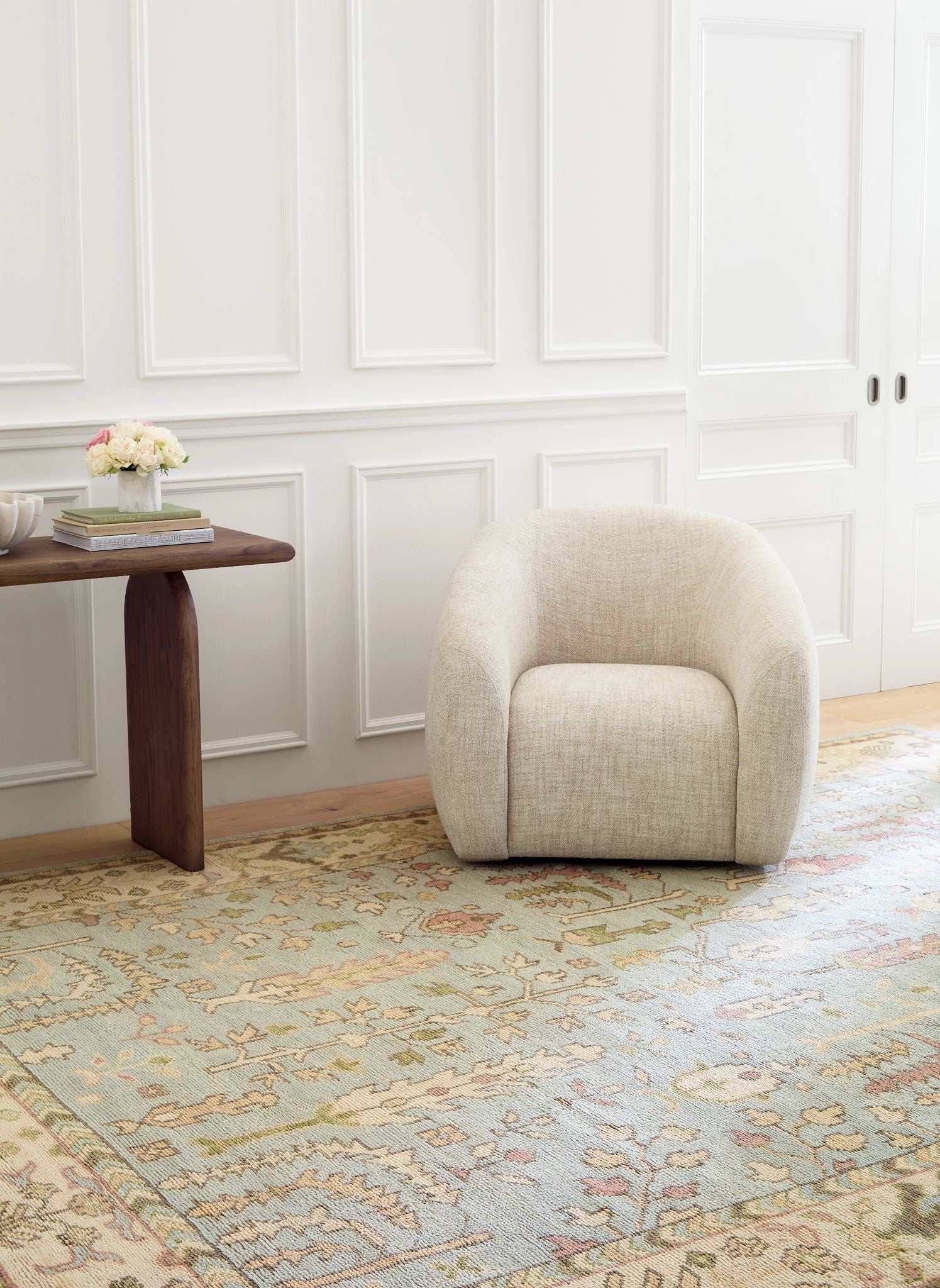 Athens Sky Hand Knotted Wool Rug