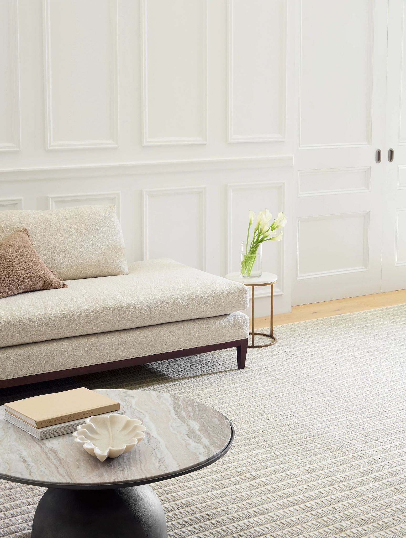 Whitby Grey Hand Knotted Wool Rug