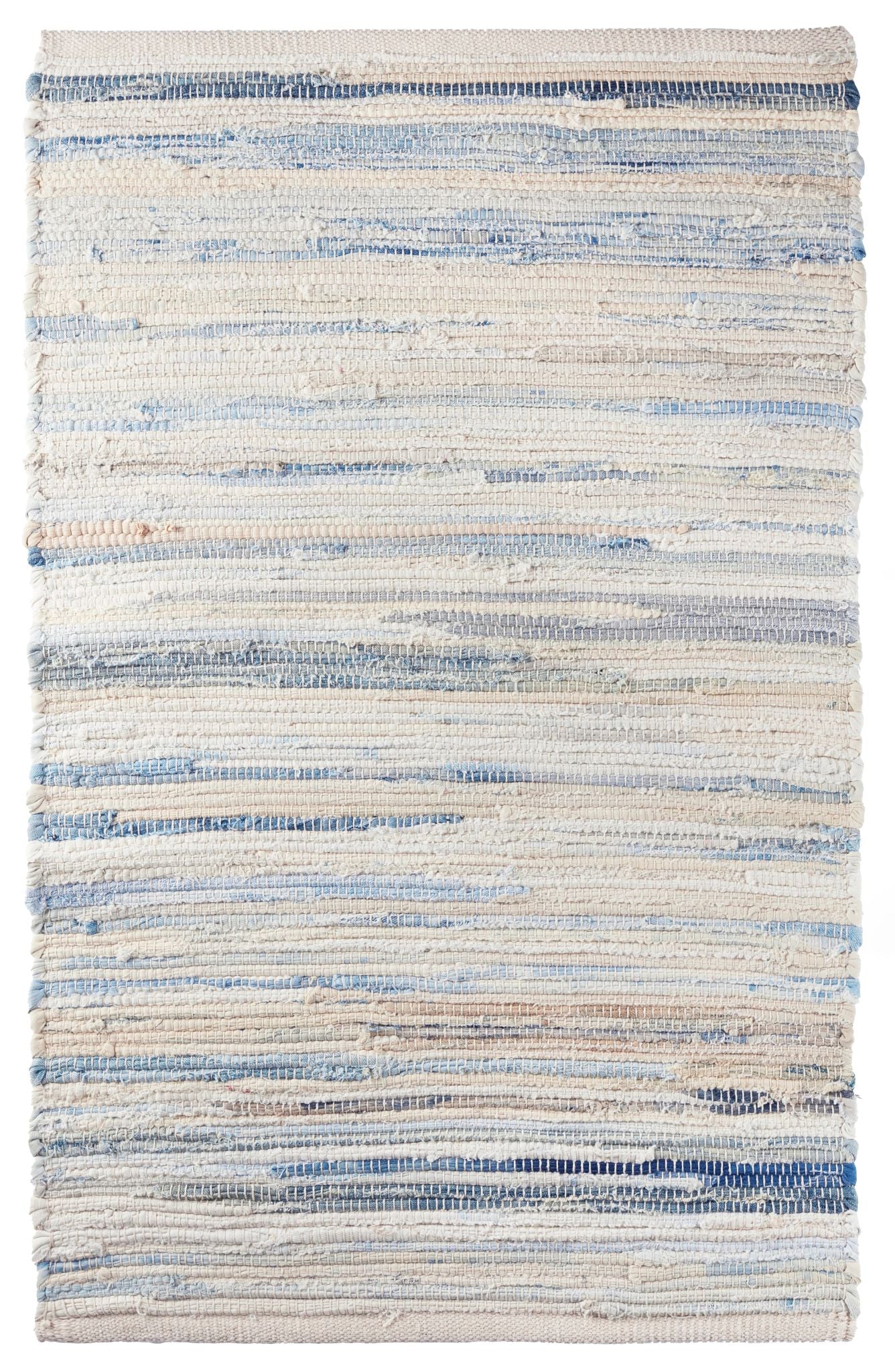 Denim Rag Handwoven Cotton Rug