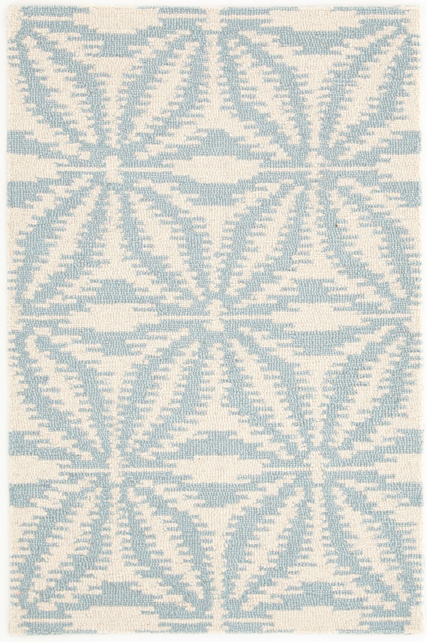 Aster Sky Hand Micro Hooked Wool Rug